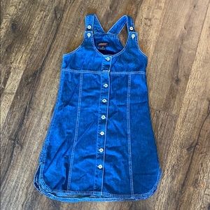Vintage Denim Button Up Dress